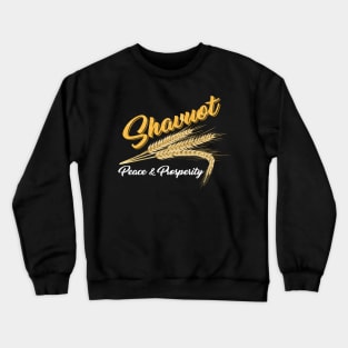 Shavuot Peace & Prosperity Crewneck Sweatshirt